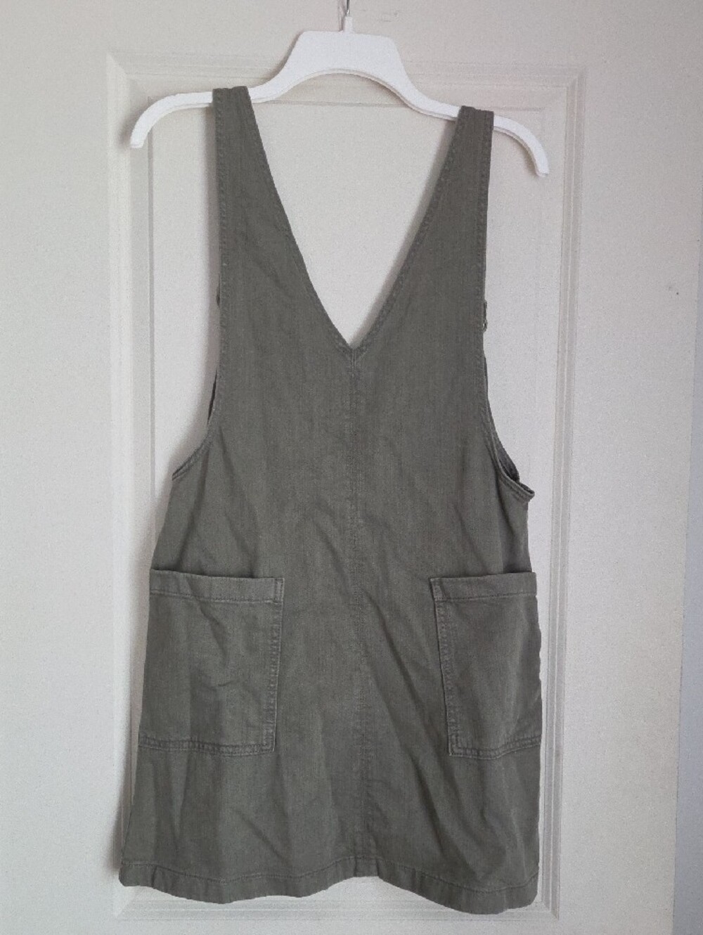 Aerie Denim Skirtall In Olive Fun - Picture 2 of 7